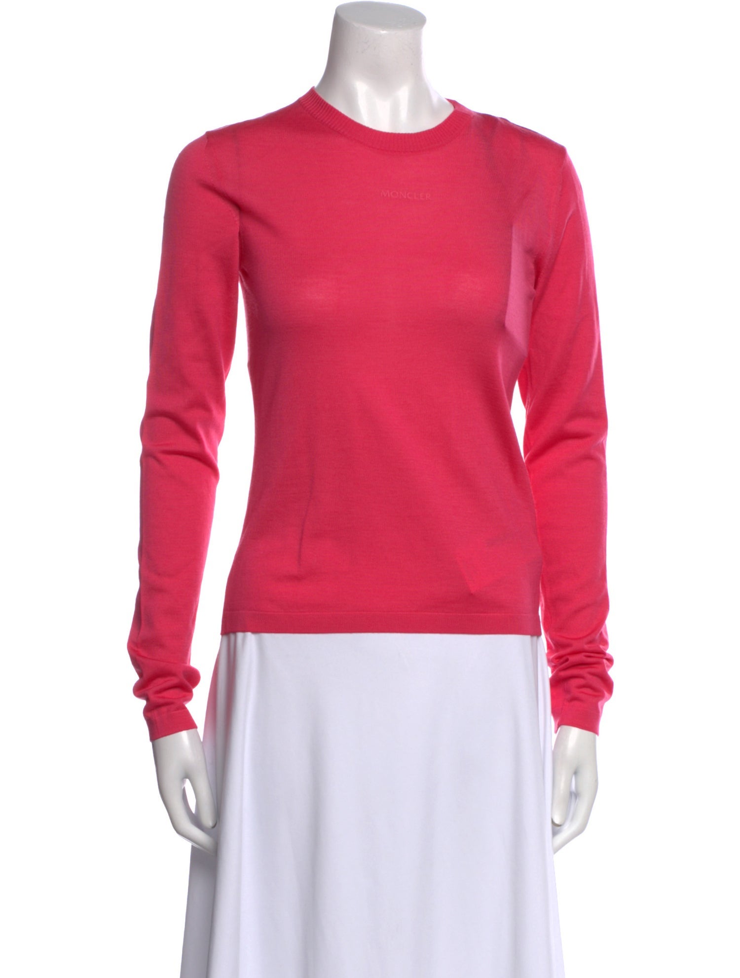 Moncler Virgin Wool Crew Neck Top