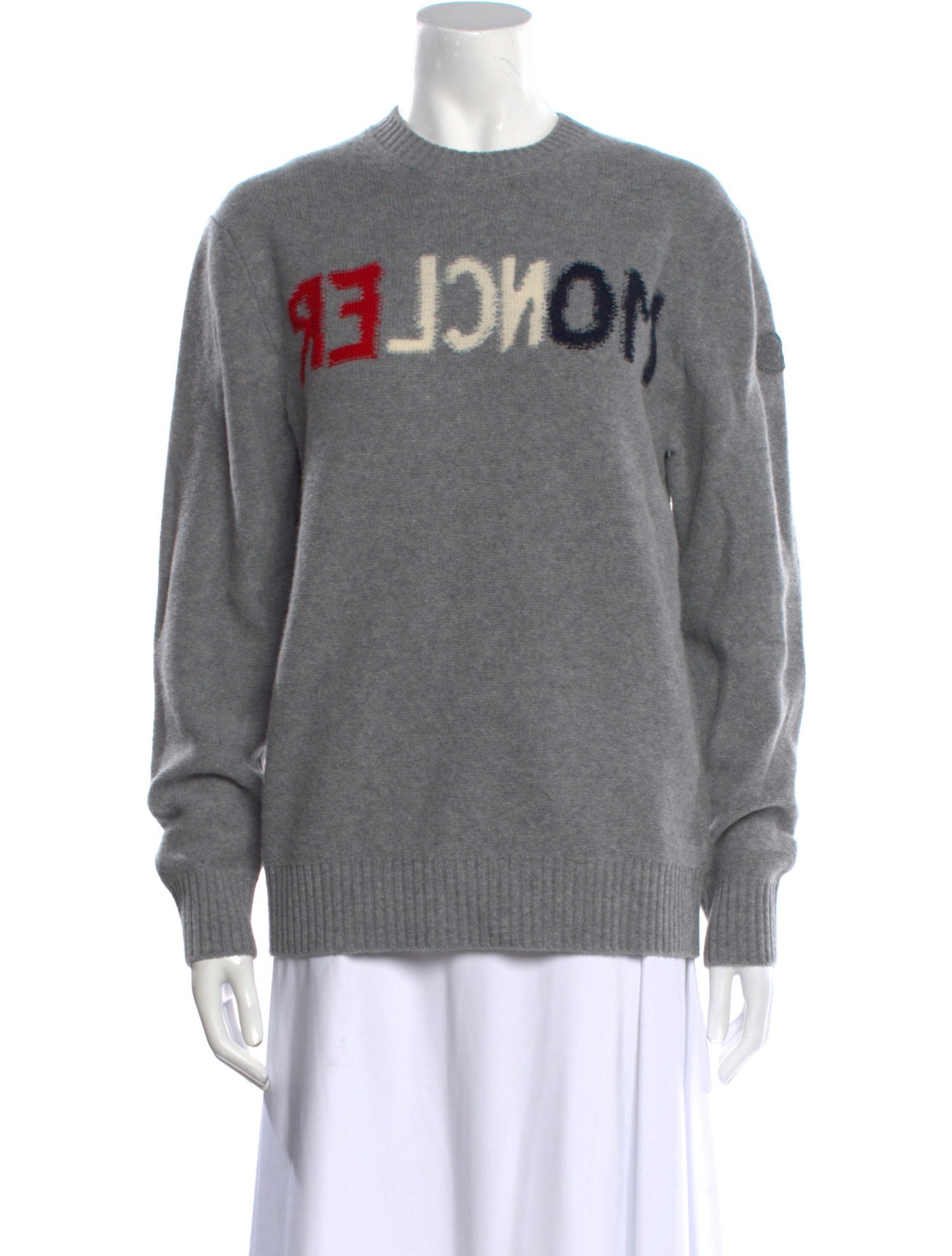 Moncler Cashmere Graphic Print Sweater