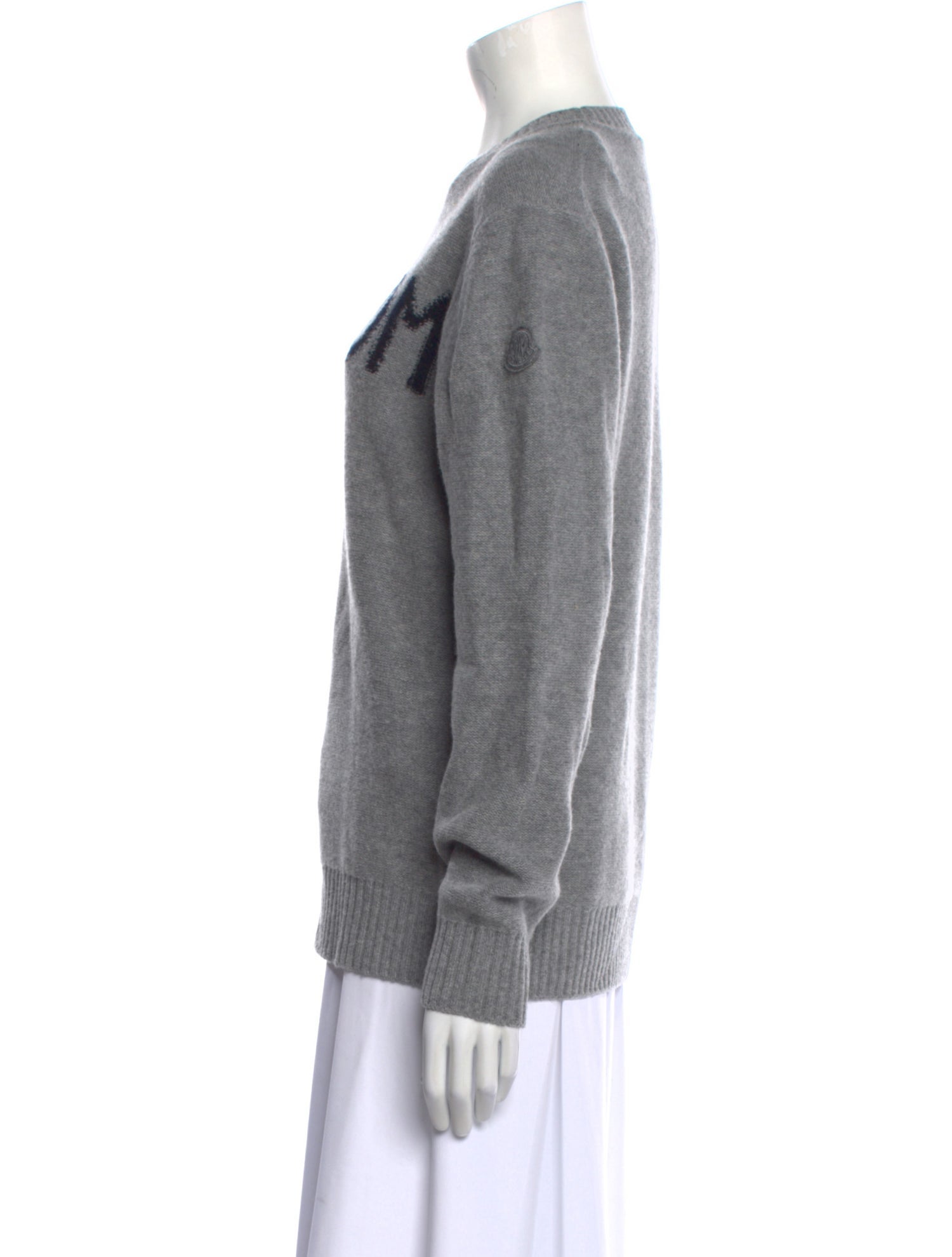 Moncler Cashmere Graphic Print Sweater