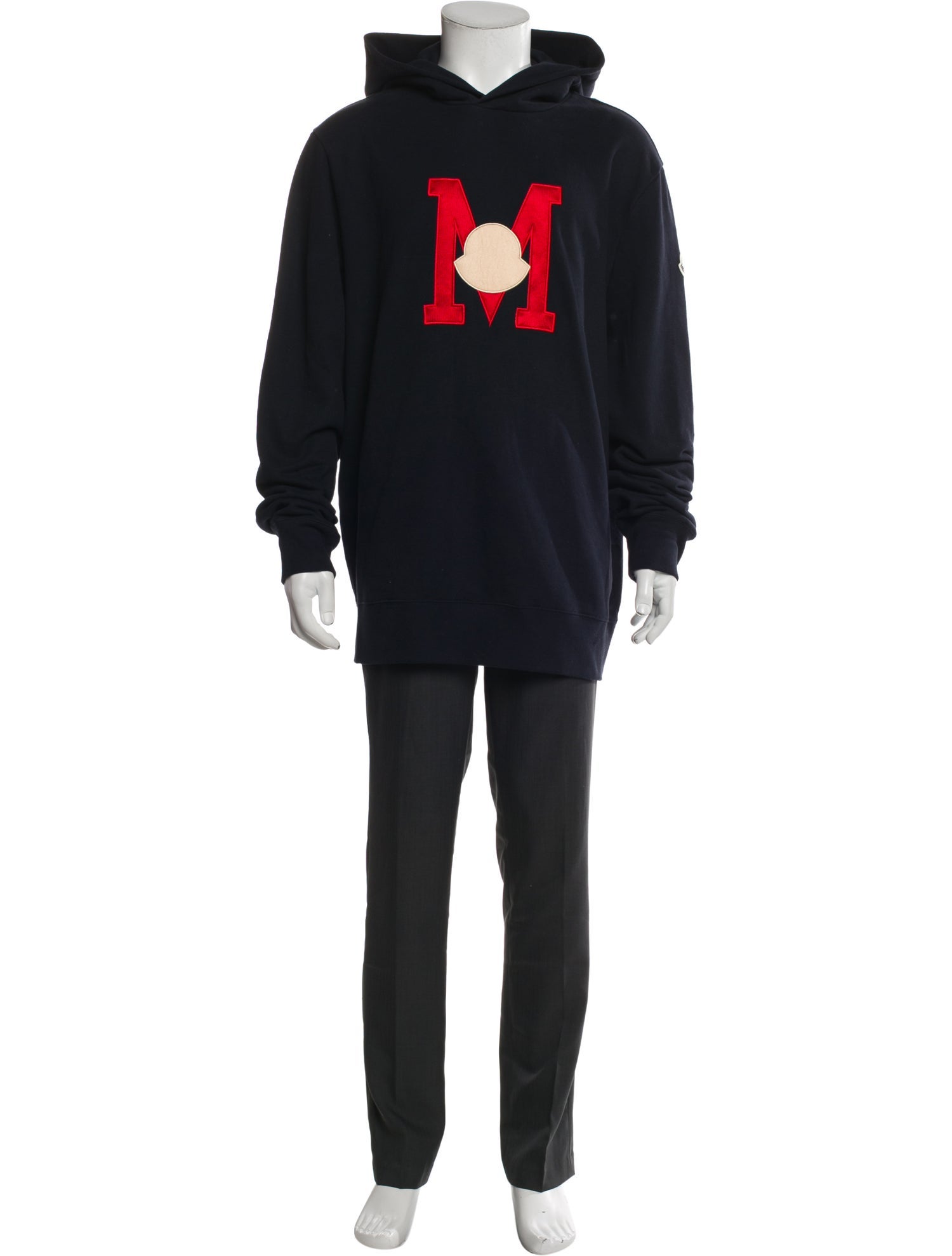 Moncler Graphic Print Crew Neck Hoodie