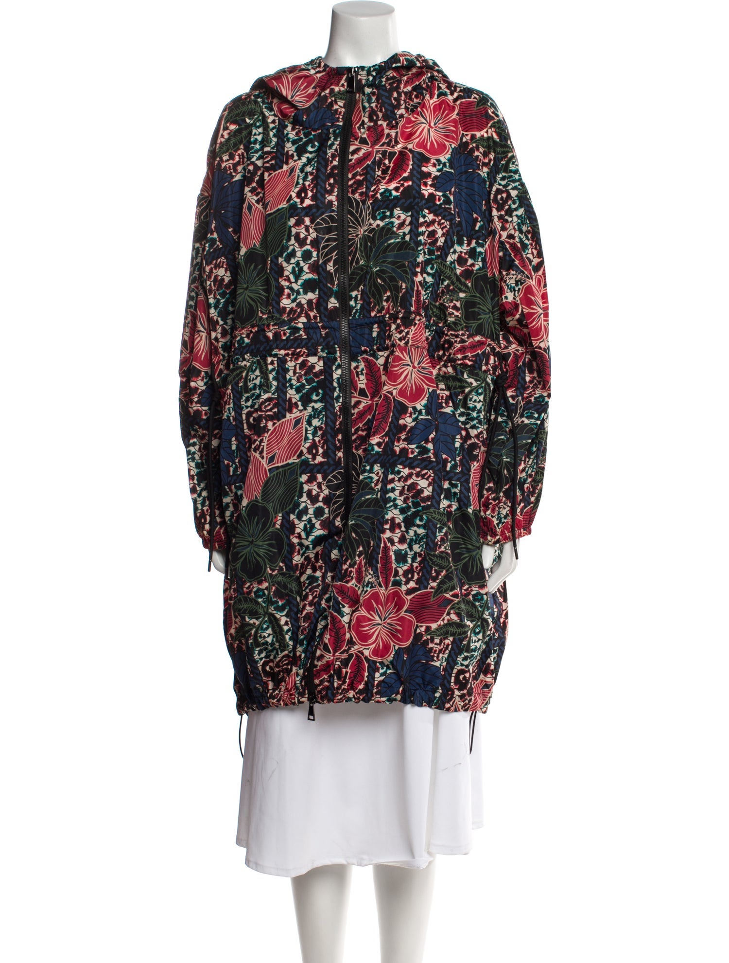 Moncler Silk Printed Coat