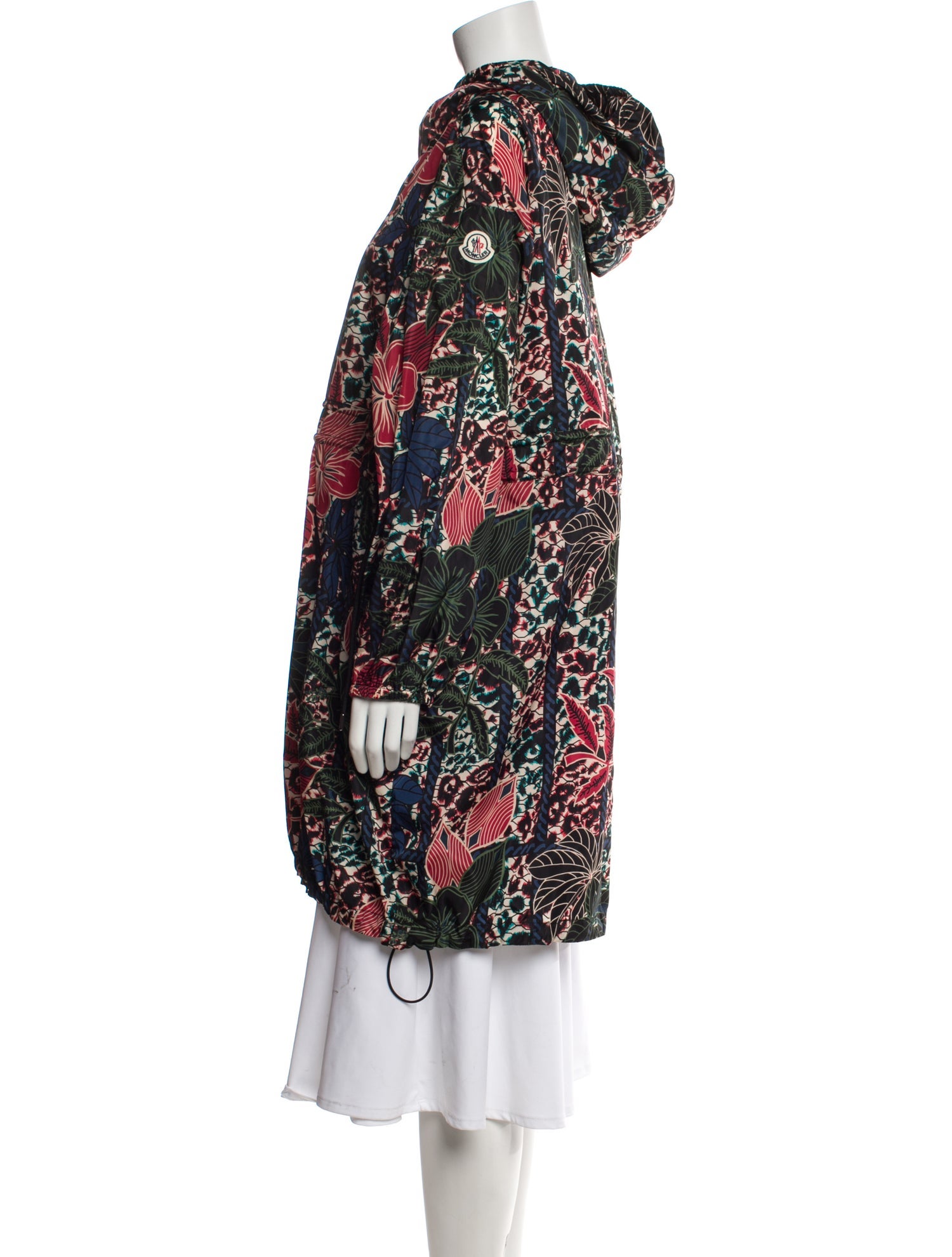 Moncler Silk Printed Coat