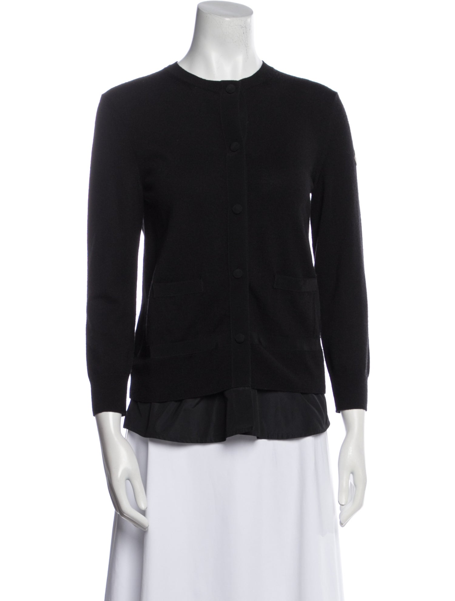 Moncler Virgin Wool Scoop Neck Sweater