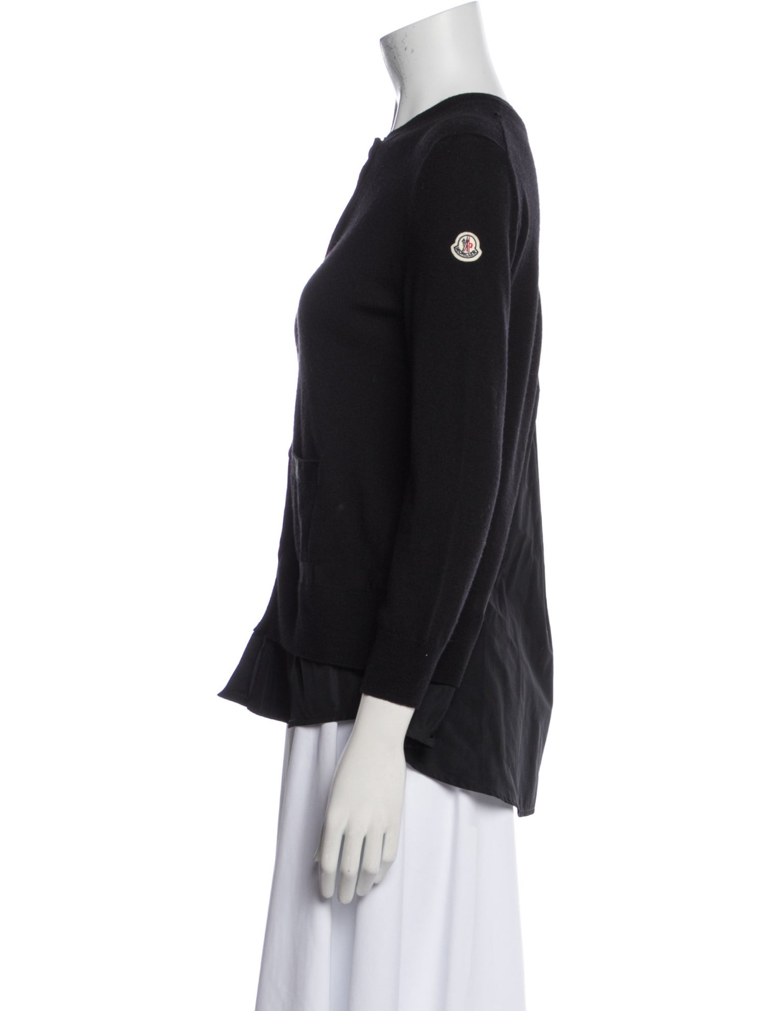 Moncler Virgin Wool Scoop Neck Sweater