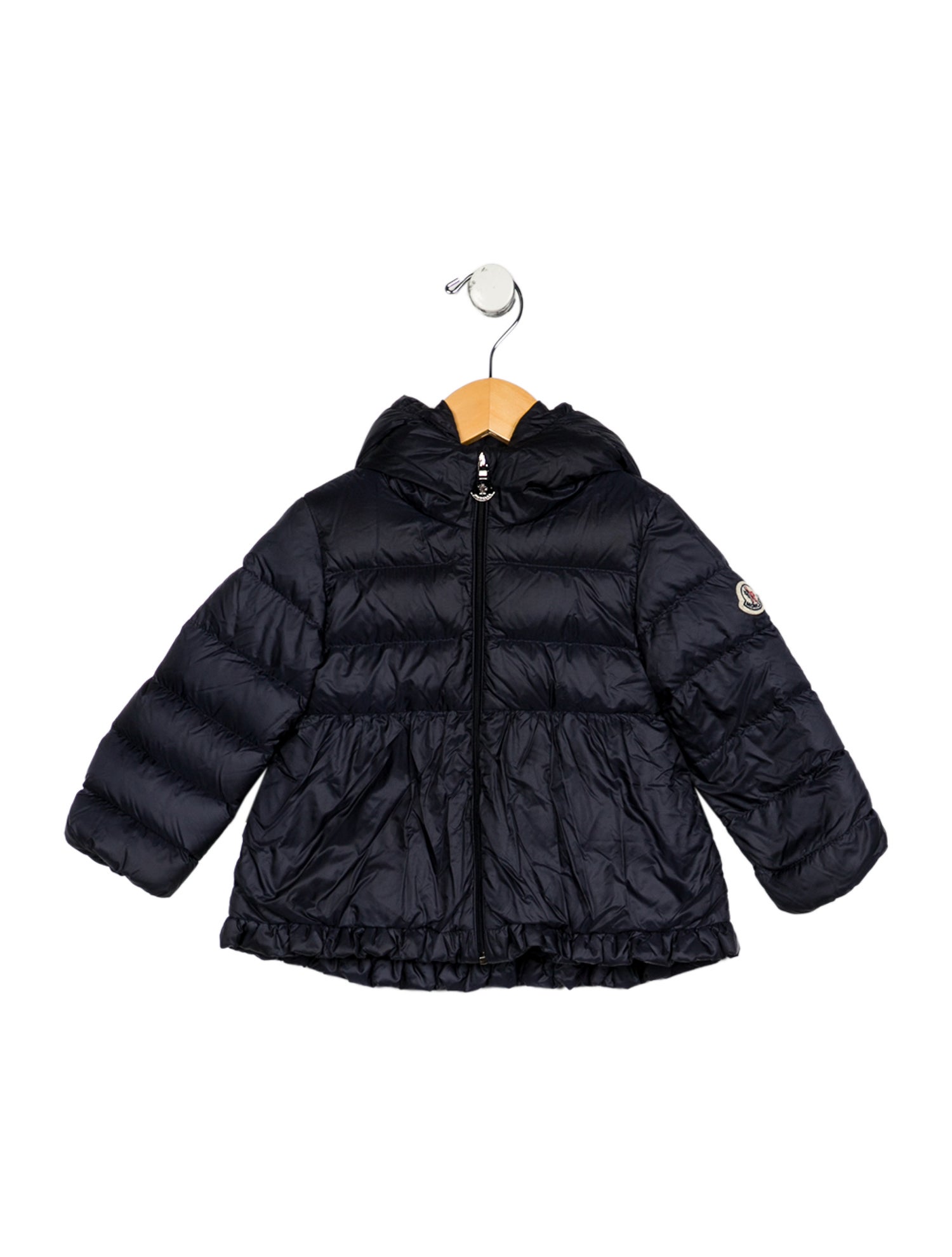 Moncler infant girls' blue jacket