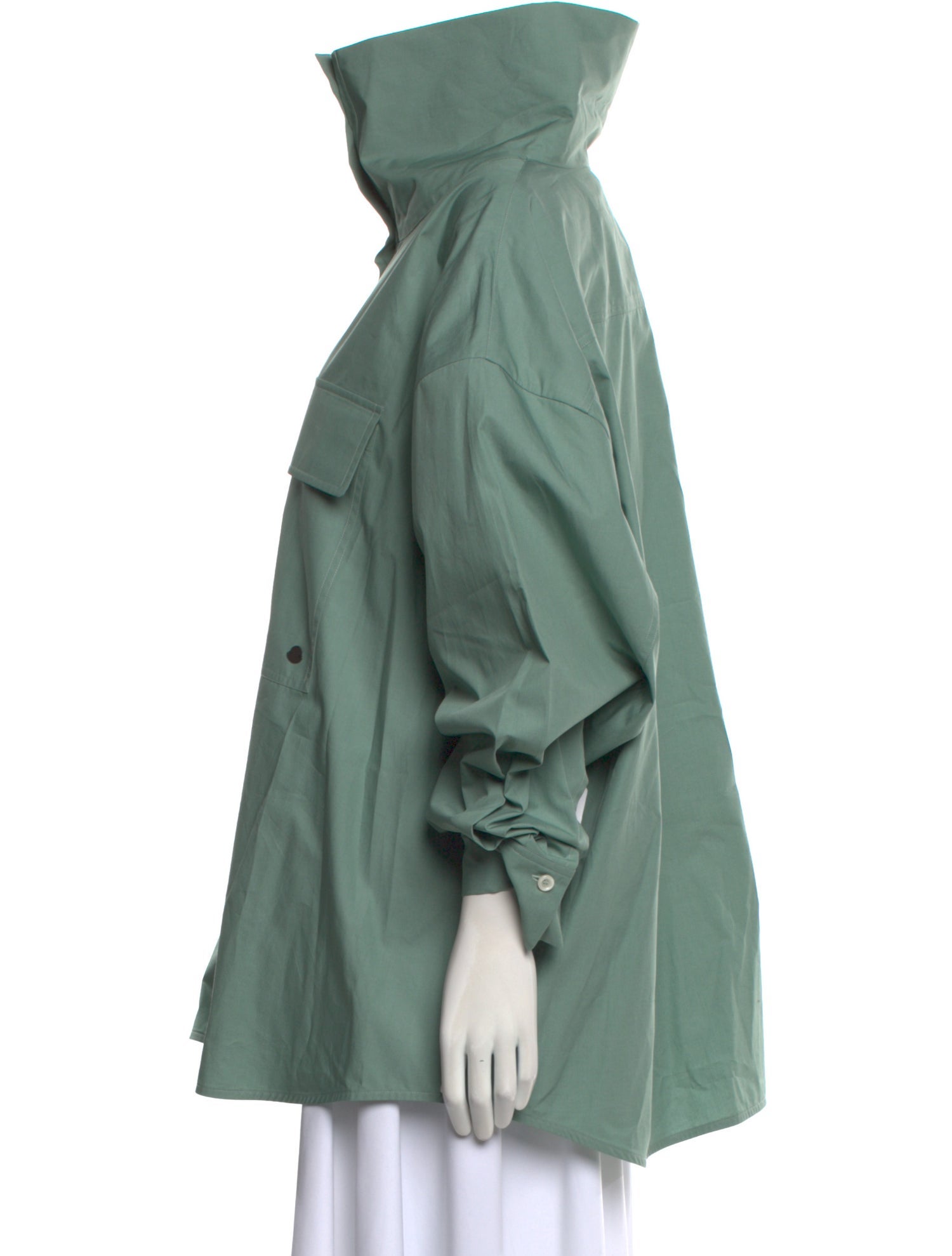 Moncler Long Sleeve Button-Up Top