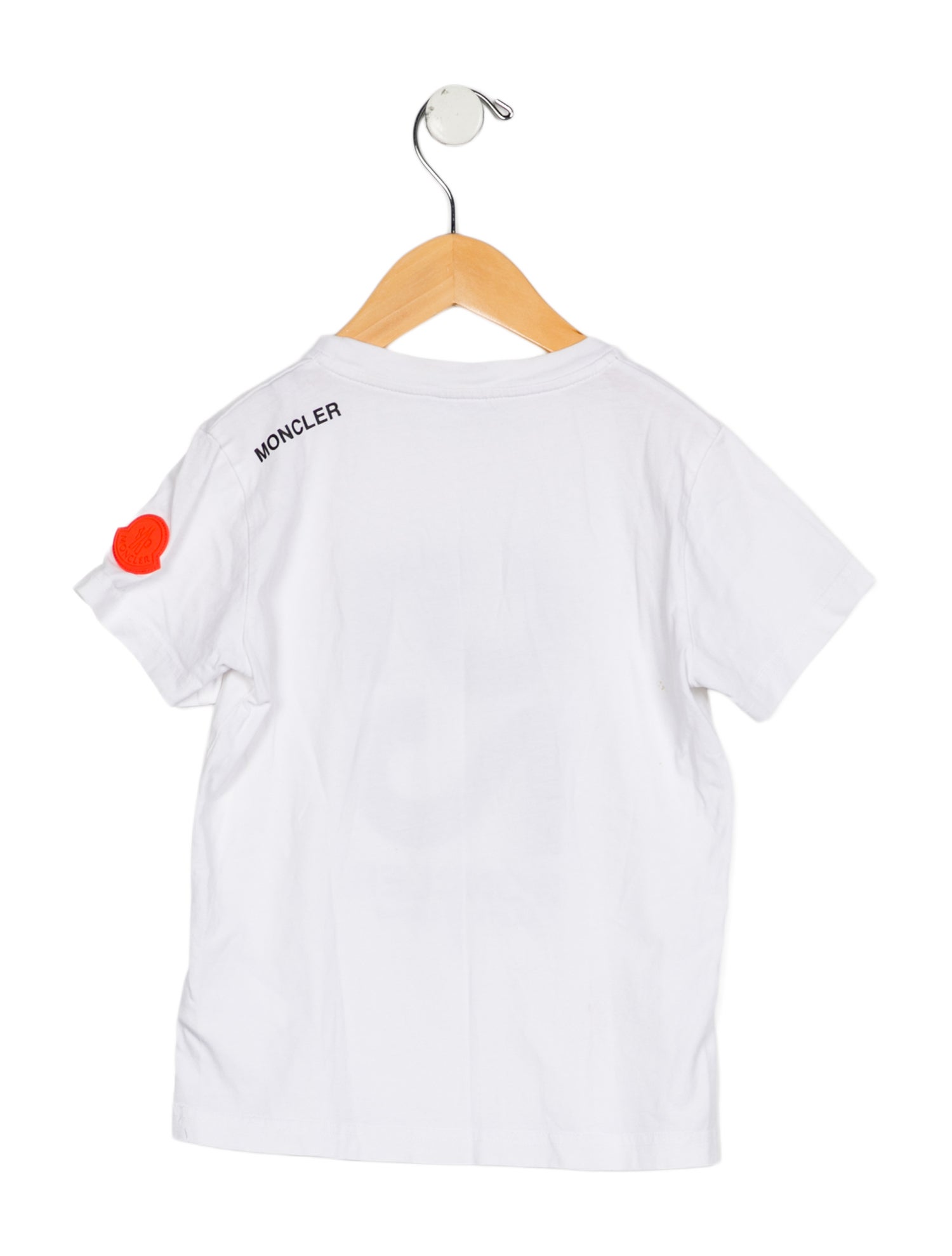 Moncler kid girls' white and black shirt