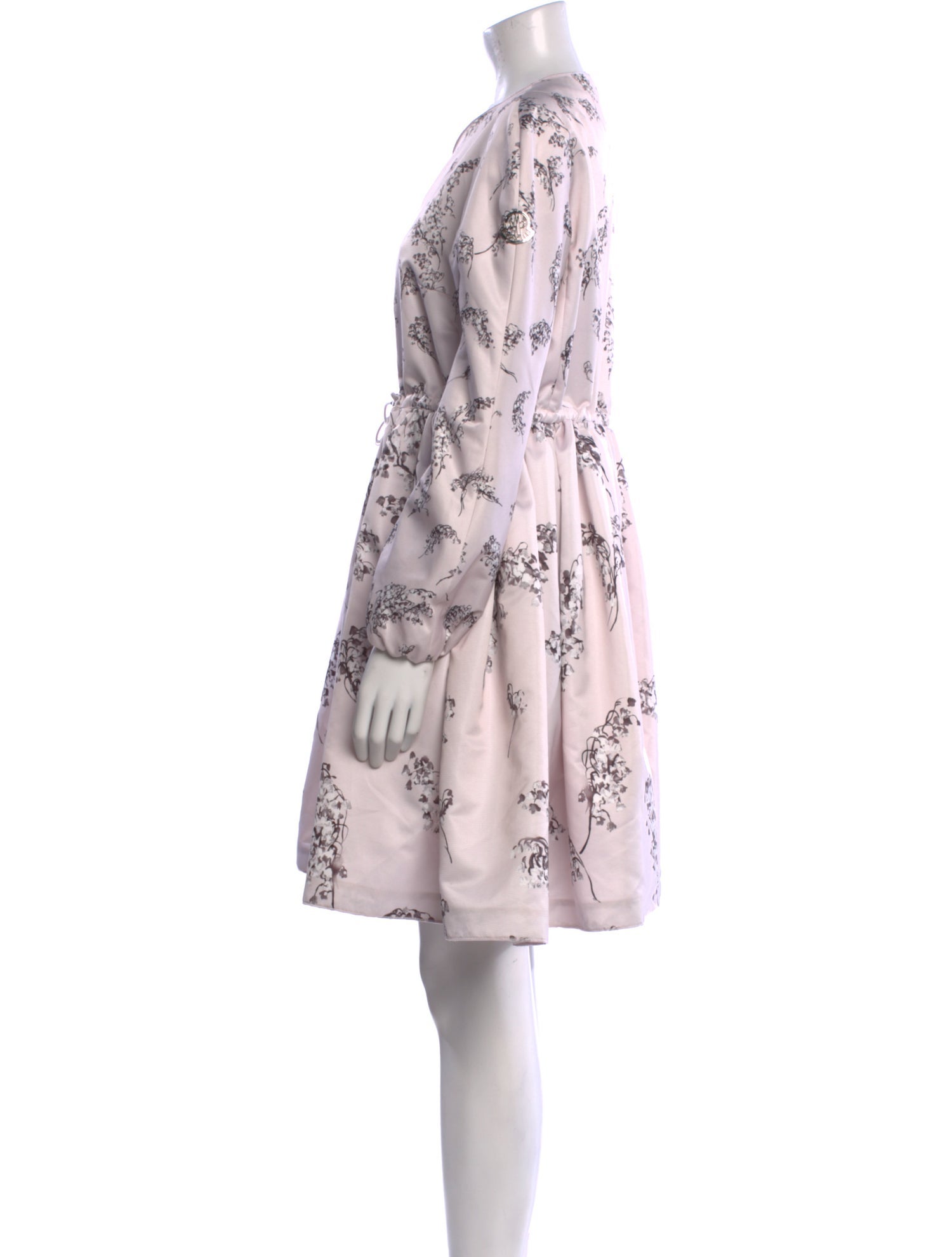 Moncler Floral Print Mini Dress
