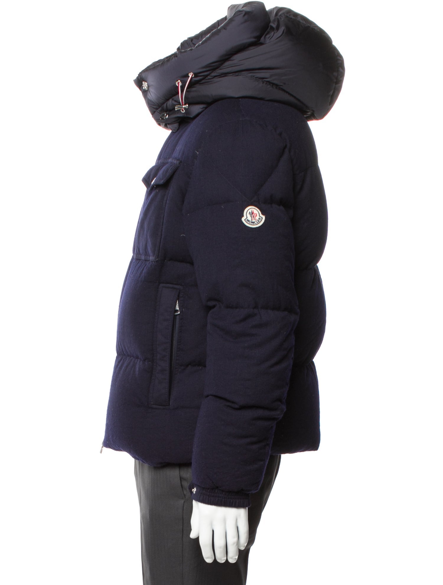 Moncler Virgin Wool Puffer Coat