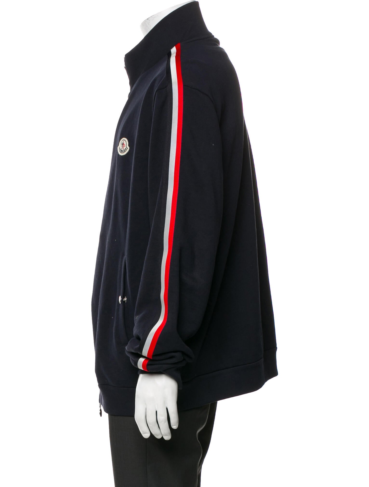 Moncler Striped Bomber Jacket
