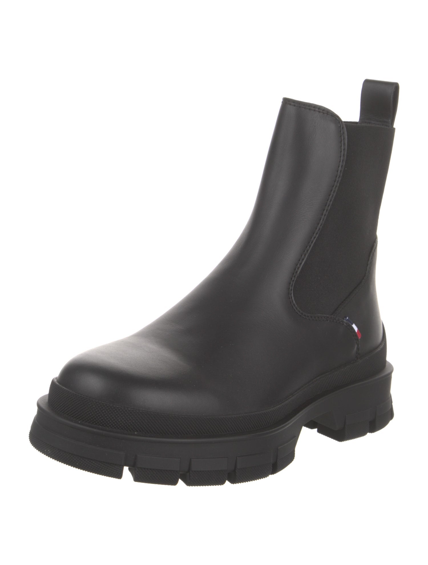 Moncler Leather Chelsea Boots w/ Tags