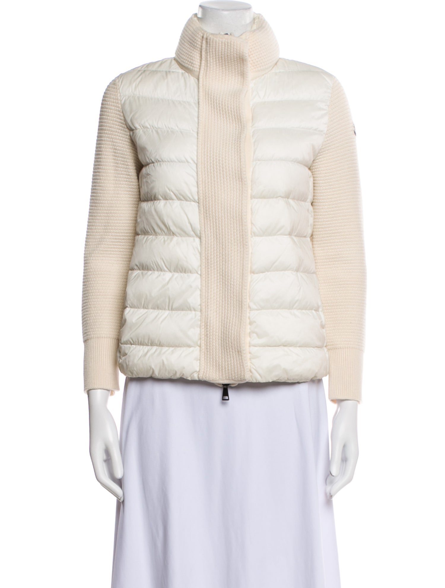 Moncler Nylon Faux Fur Jacket