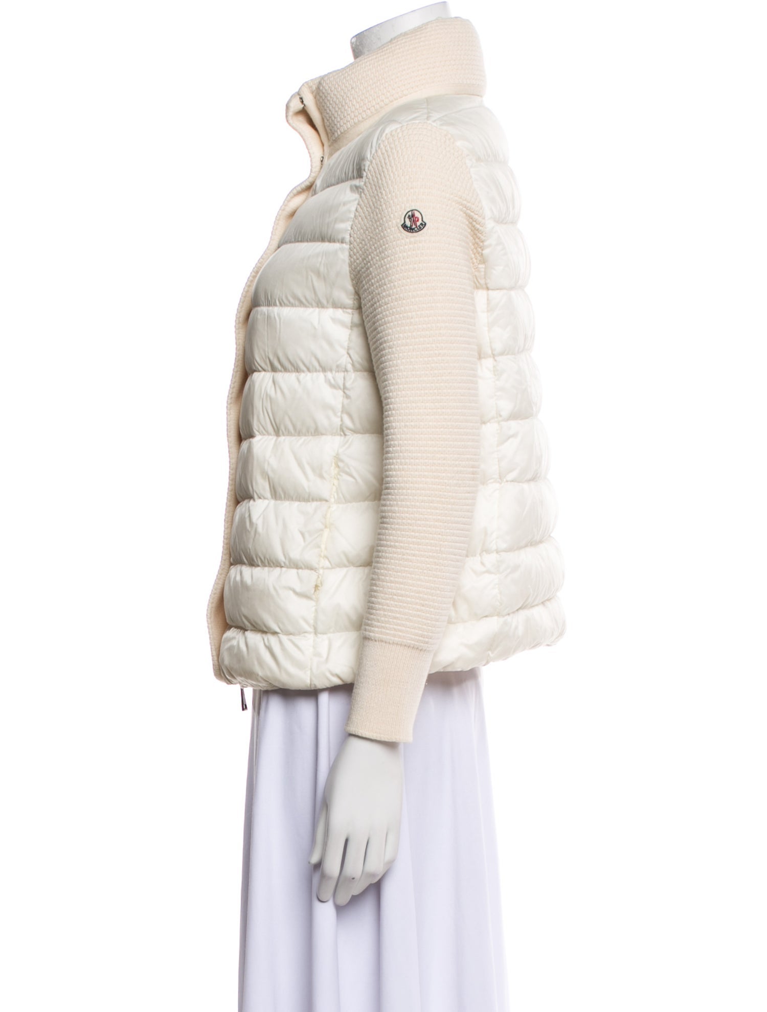 Moncler Nylon Faux Fur Jacket