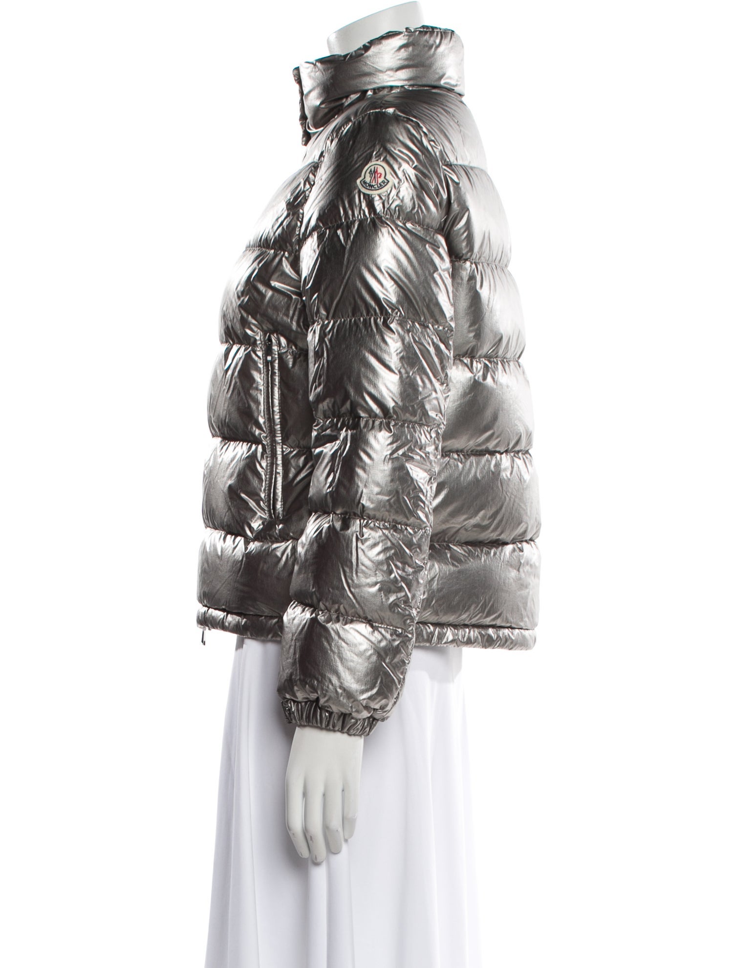 Moncler Nylon Printed Bomber Jacket