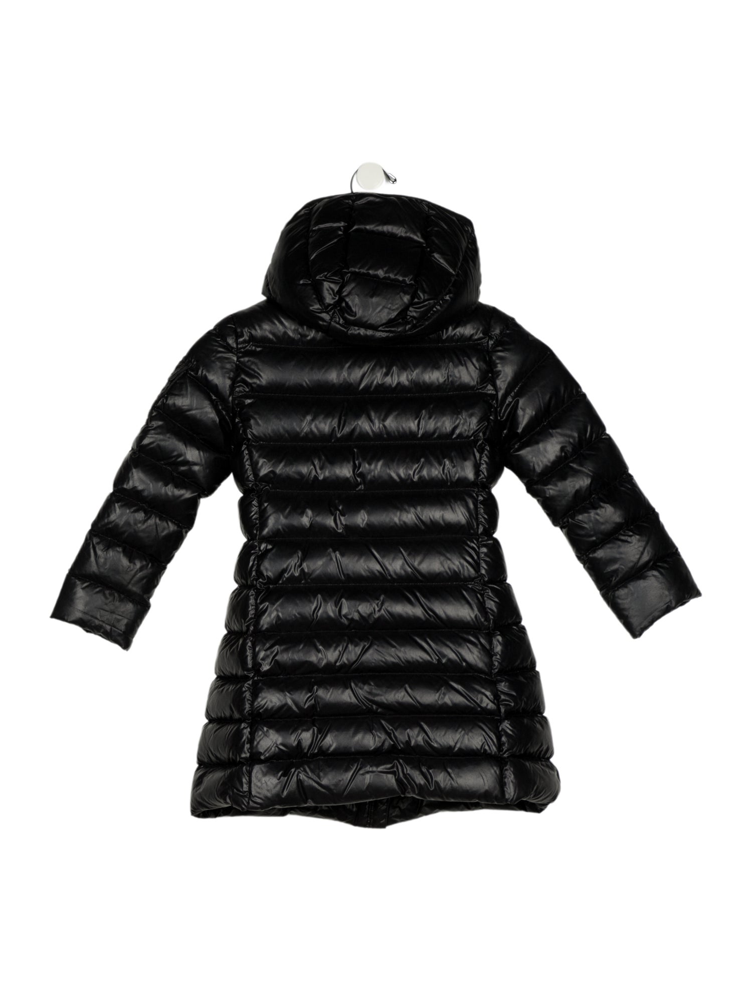 Moncler Girls Puffer Long Sleeve Zip Up Jacket