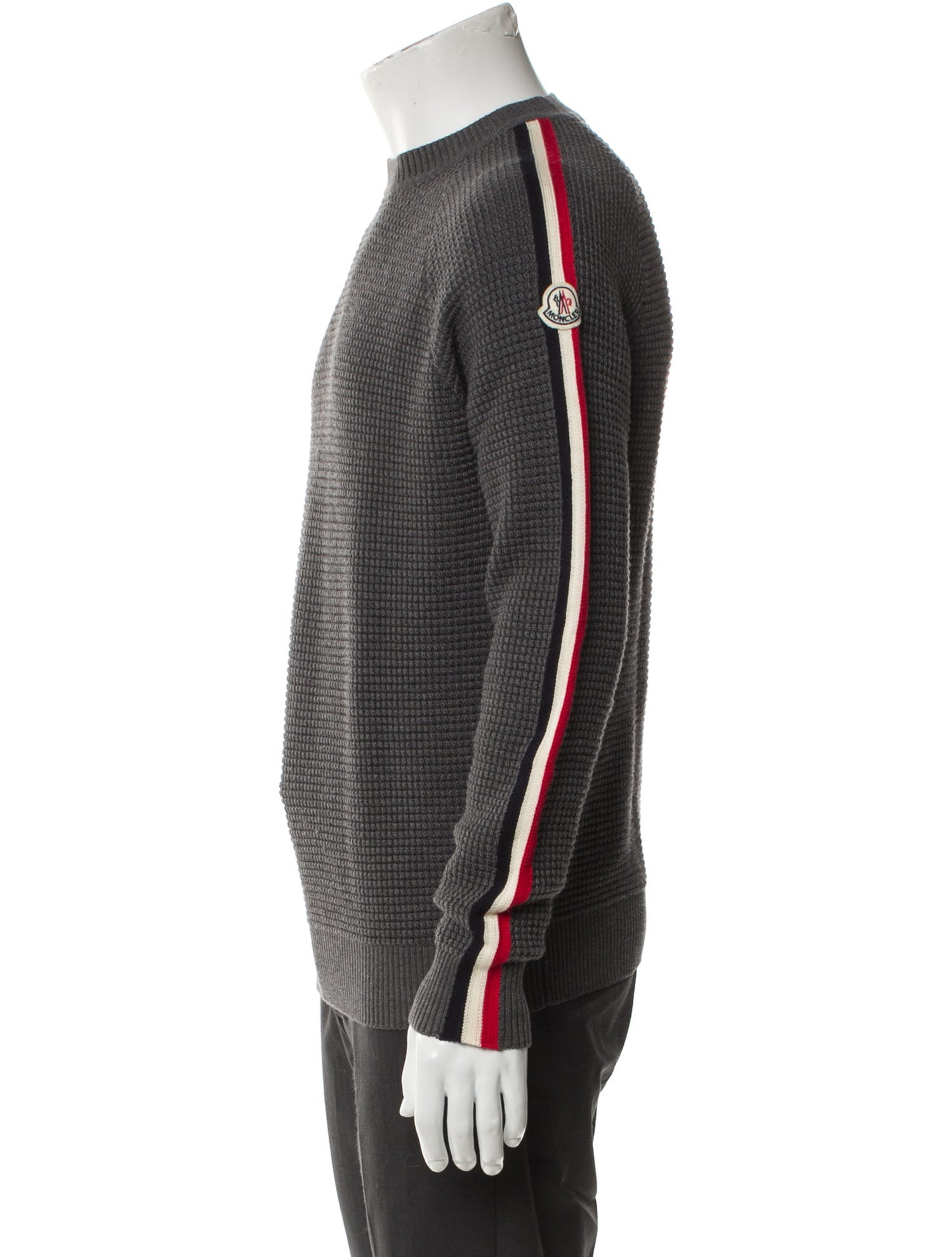 Moncler Virgin Wool Crew Neck Pullover