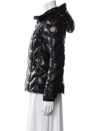 Moncler Nylon Faux Fur Jacket