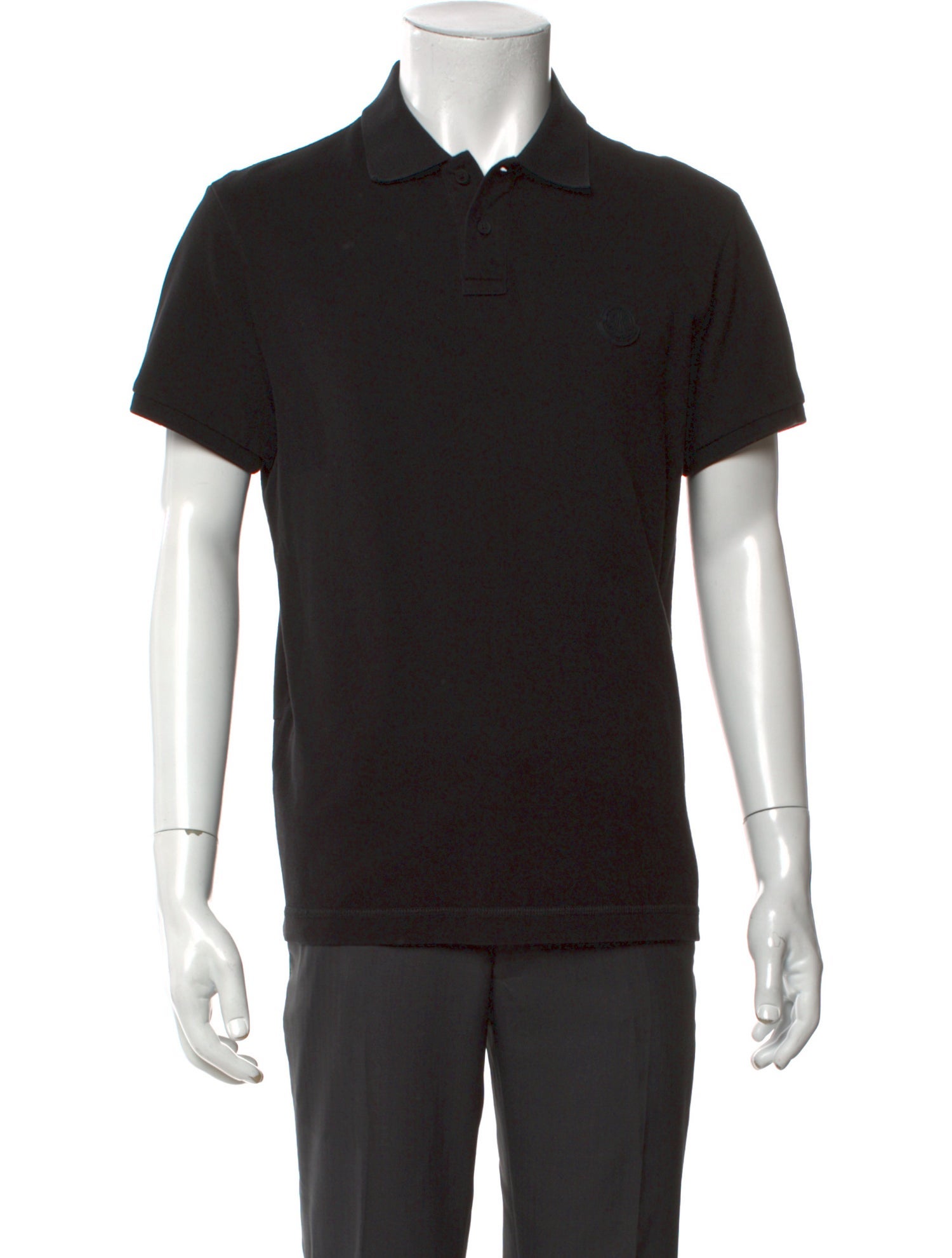 Moncler Collar Short Sleeve Polo Shirt