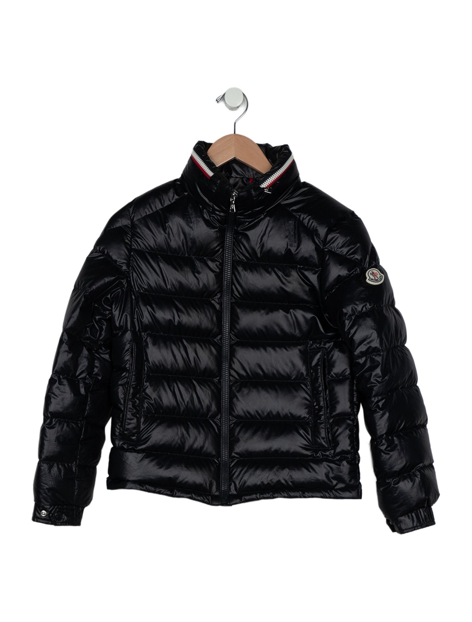 Moncler Boys Long Sleeve Puffer Zip Up Jacket