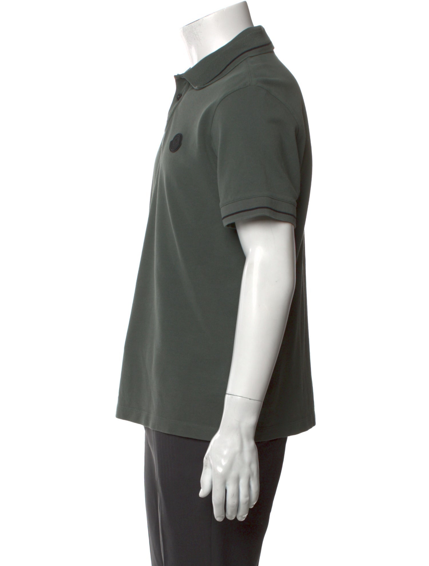 Moncler Collar Short Sleeve Polo Shirt