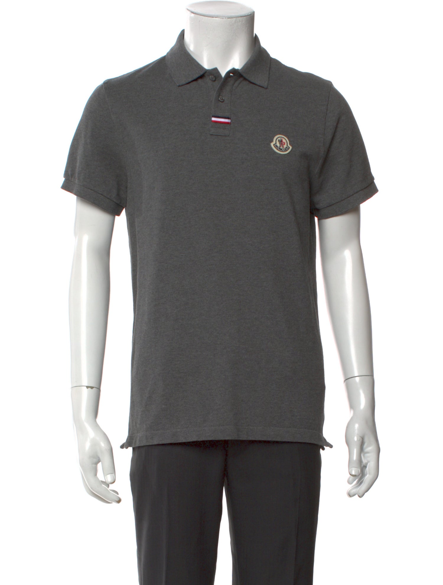 Moncler Collar Short Sleeve Polo Shirt
