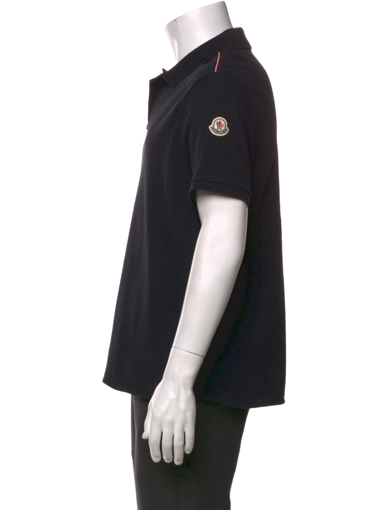 Moncler Crew Neck Short Sleeve Polo Shirt