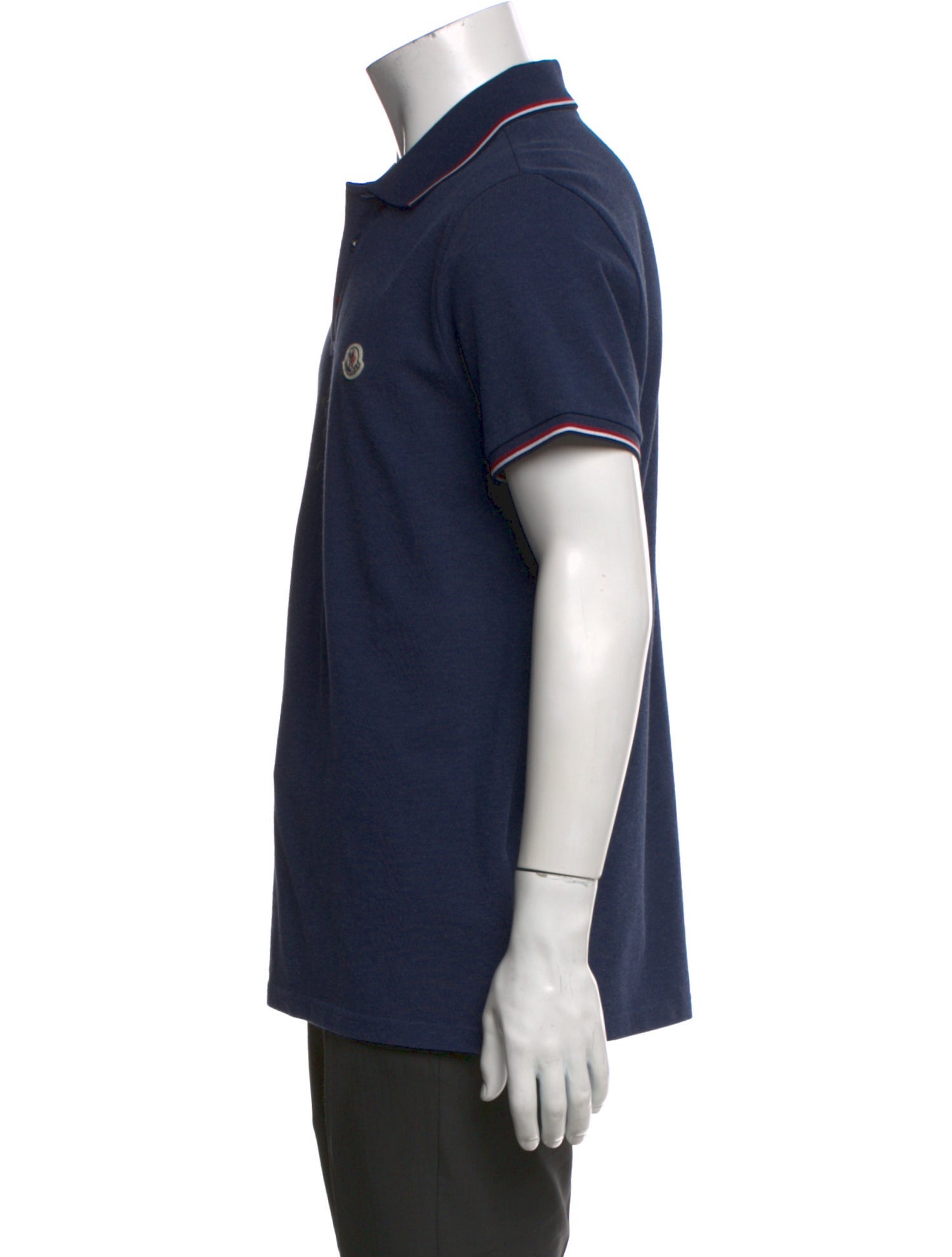 Moncler Collar Short Sleeve Polo Shirt
