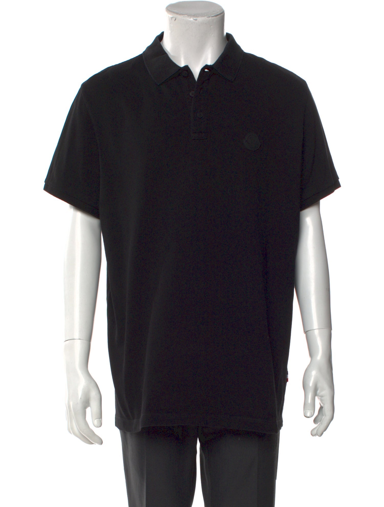Moncler Collar Short Sleeve Polo Shirt