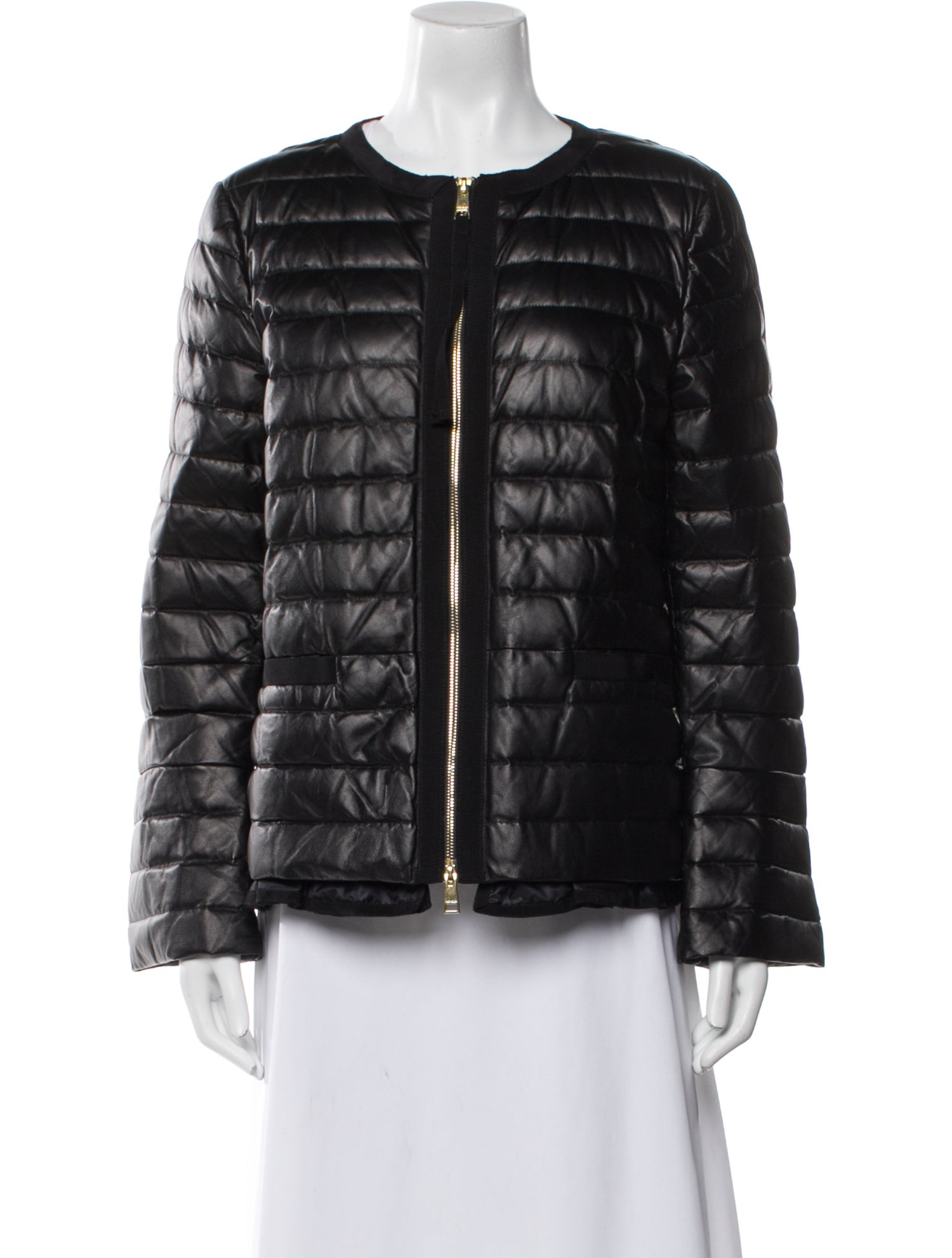 Moncler Leather Evening Jacket