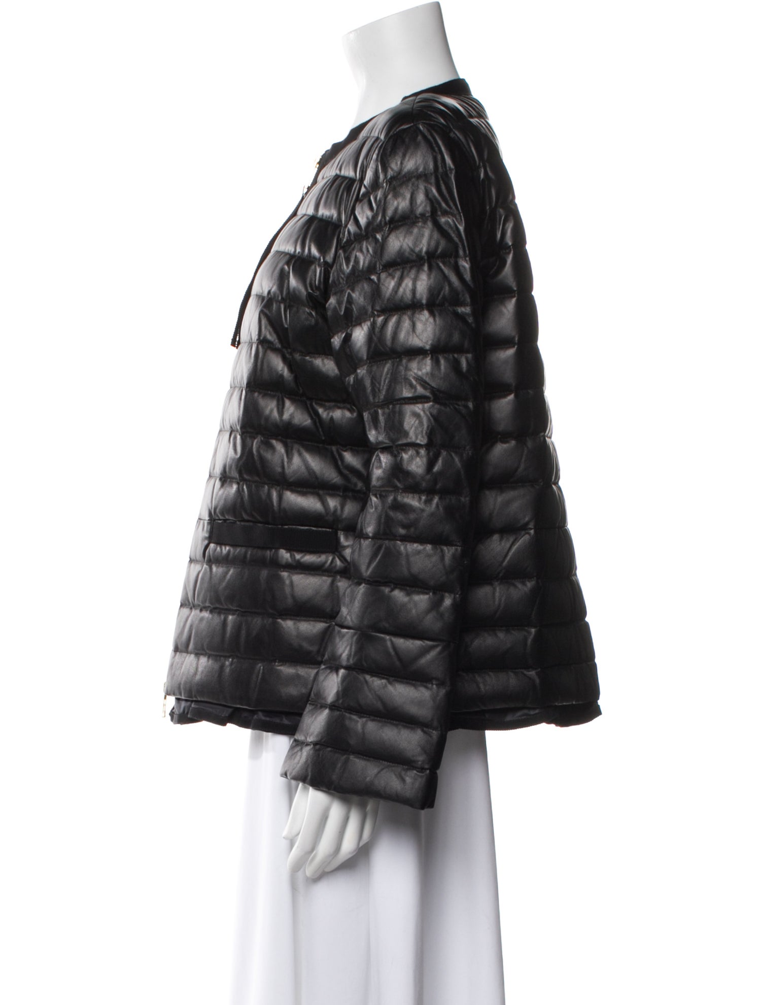 Moncler Leather Evening Jacket