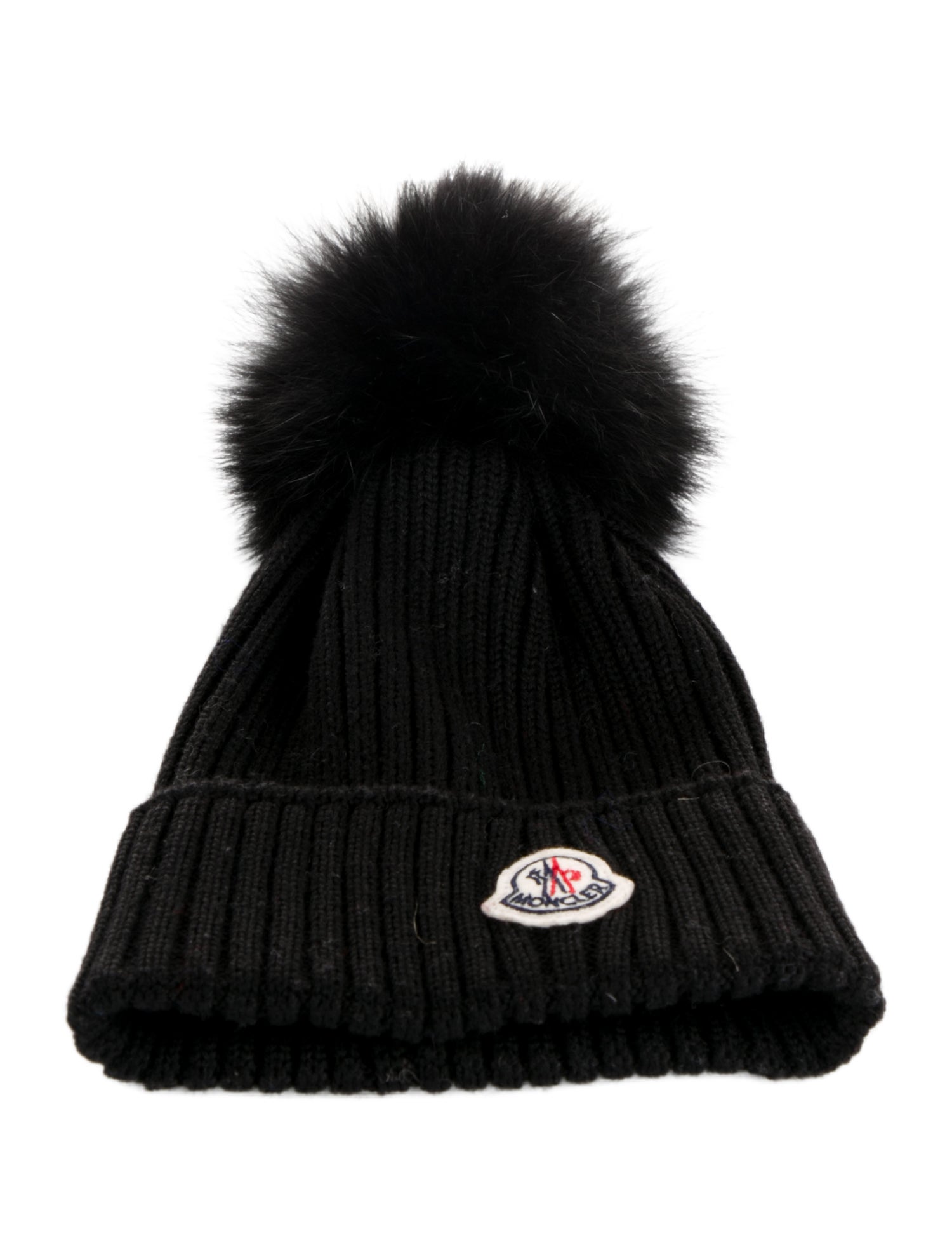 Moncler Boys' Woven Pom-Pom Beanie