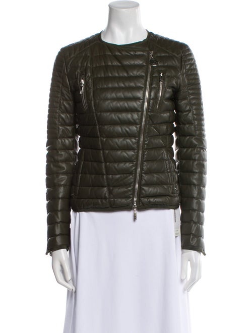 Moncler Leather Evening Jacket