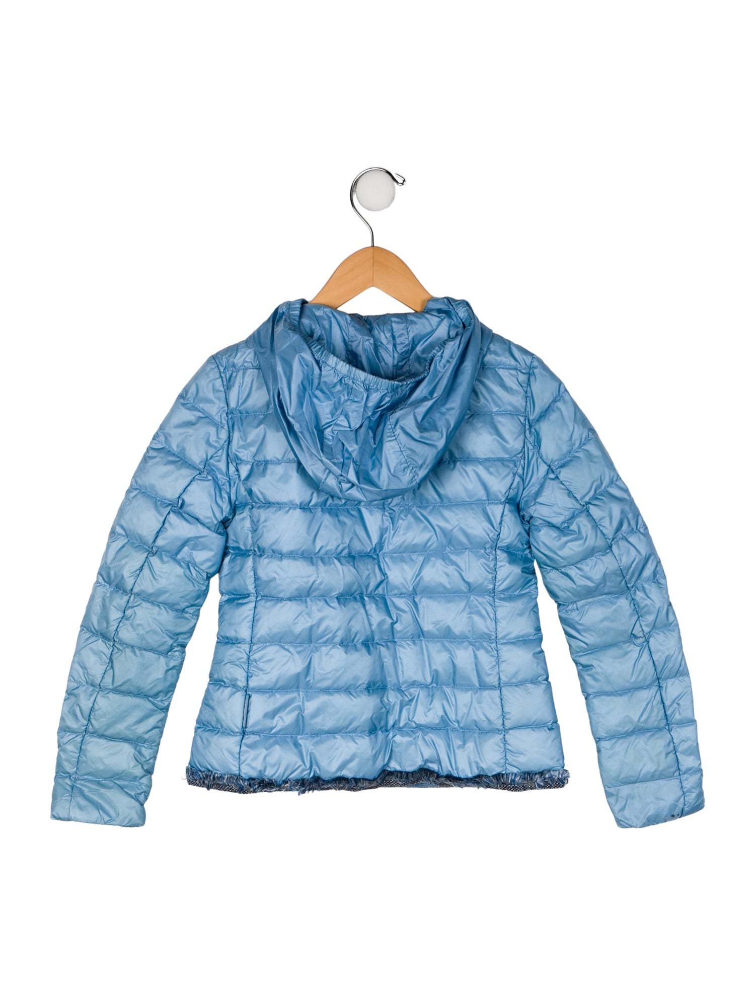 Moncler Girls' Solid Down Coat