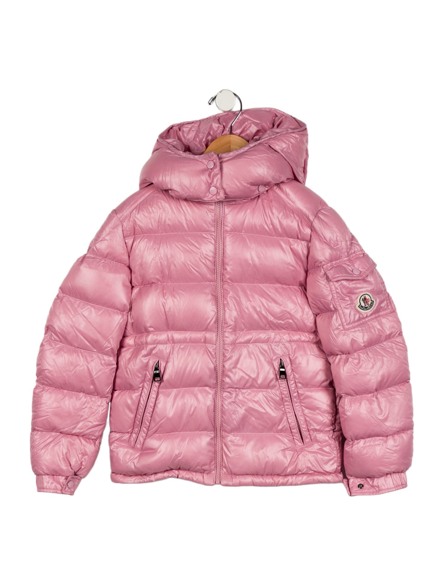 Moncler Girls' Solid Puffer Coat