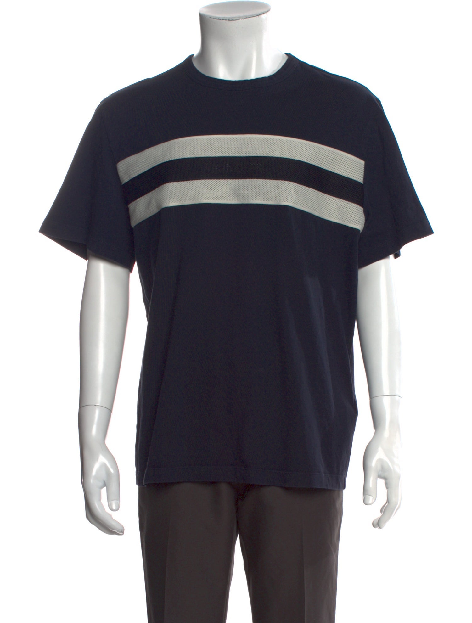 Moncler Colorblock Pattern Crew Neck T-Shirt