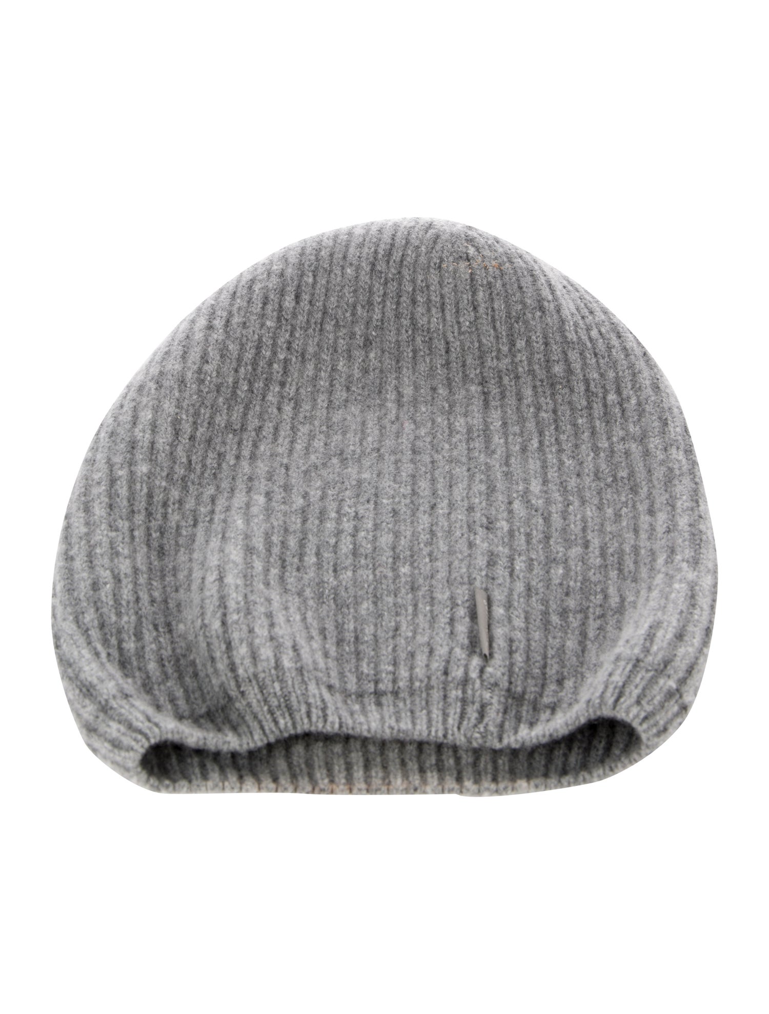 Moncler wool grey beanie.