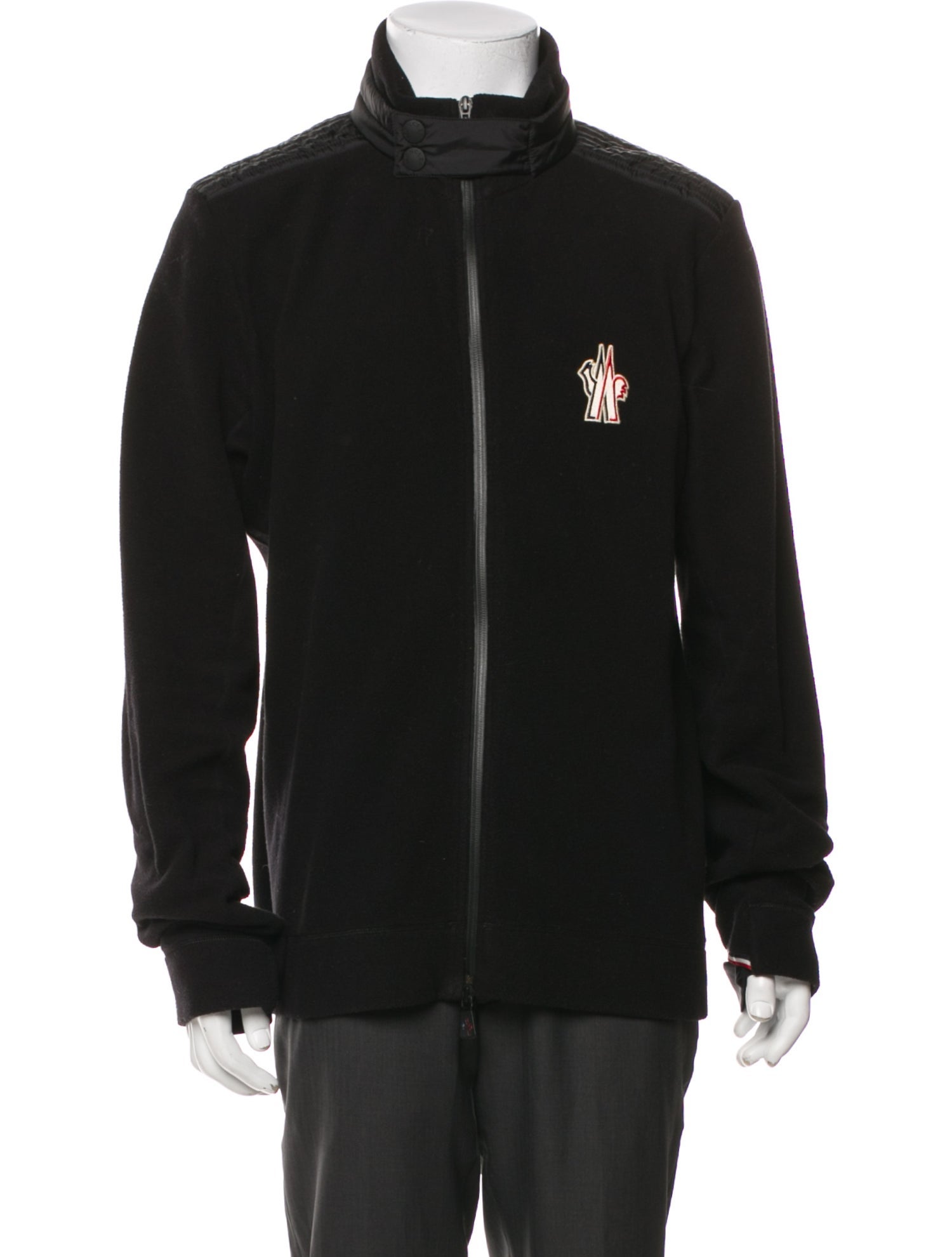 Moncler Signature Logo Graphic Print Windbreaker