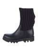 Moncler Leather Rain Boots