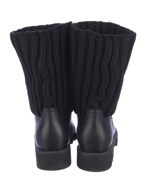Moncler Leather Rain Boots