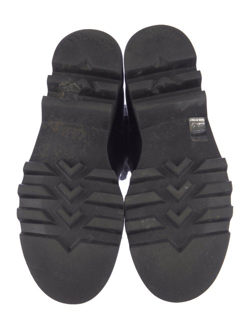 Moncler Leather Rain Boots