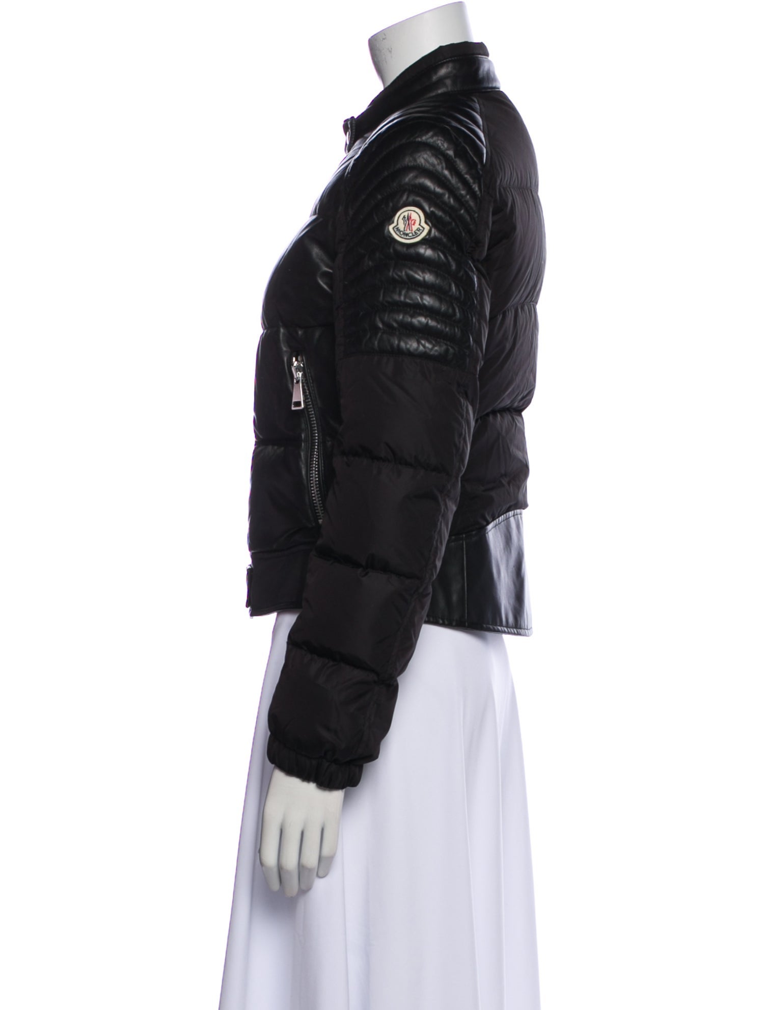 Moncler Lamb Leather Bomber Jacket w/ Tags