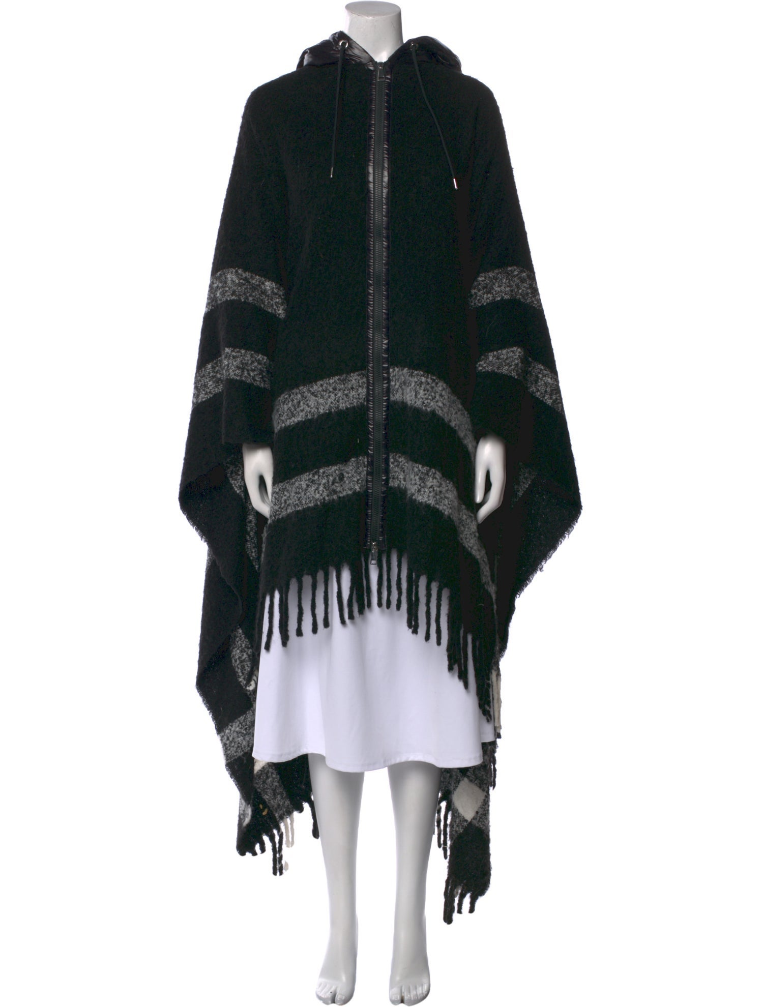 Moncler Striped Mock Neck Sweater