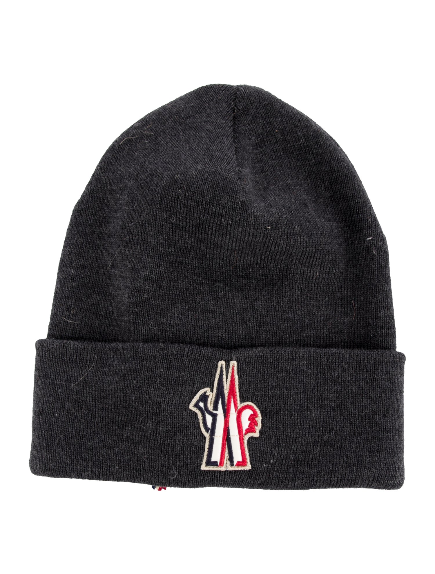 Moncler Grenoble Embroidered Wool Knit Beanie w/Tags