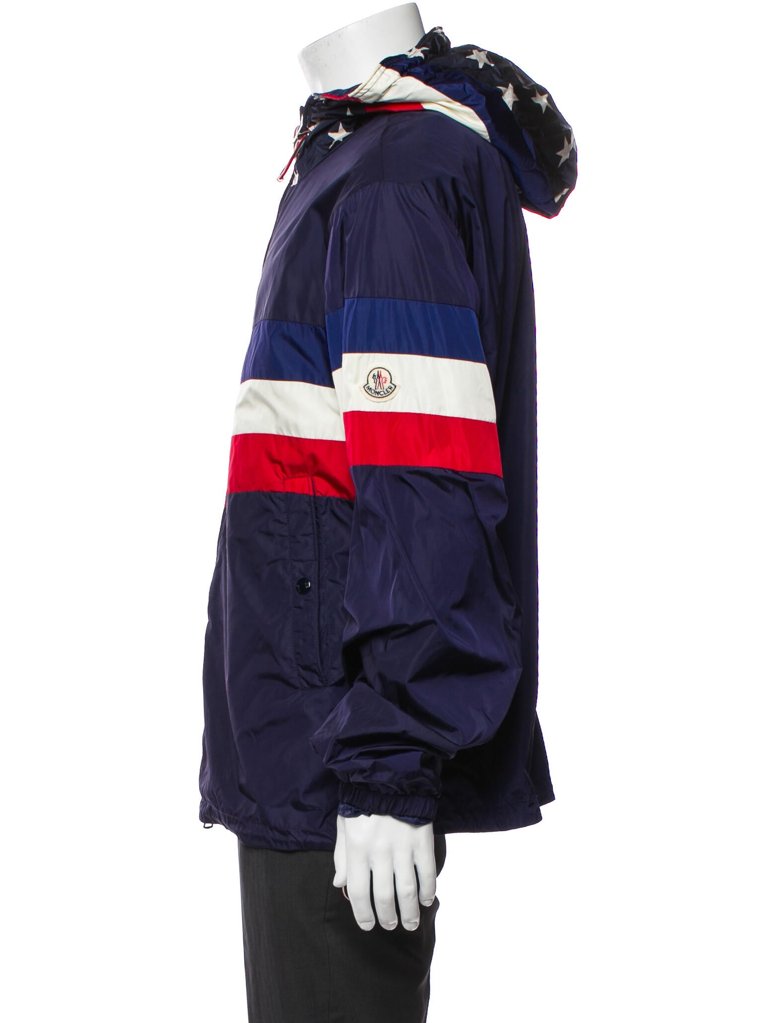 Moncler Colorblock Pattern Windbreaker