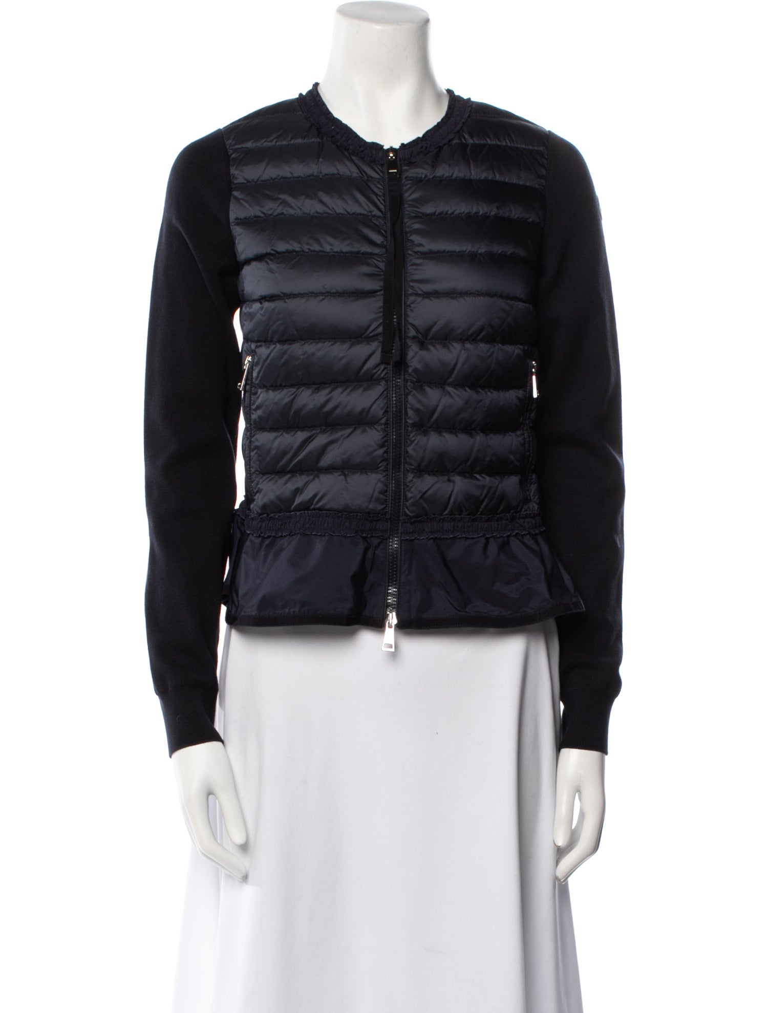 Moncler Colorblock Pattern Down Jacket