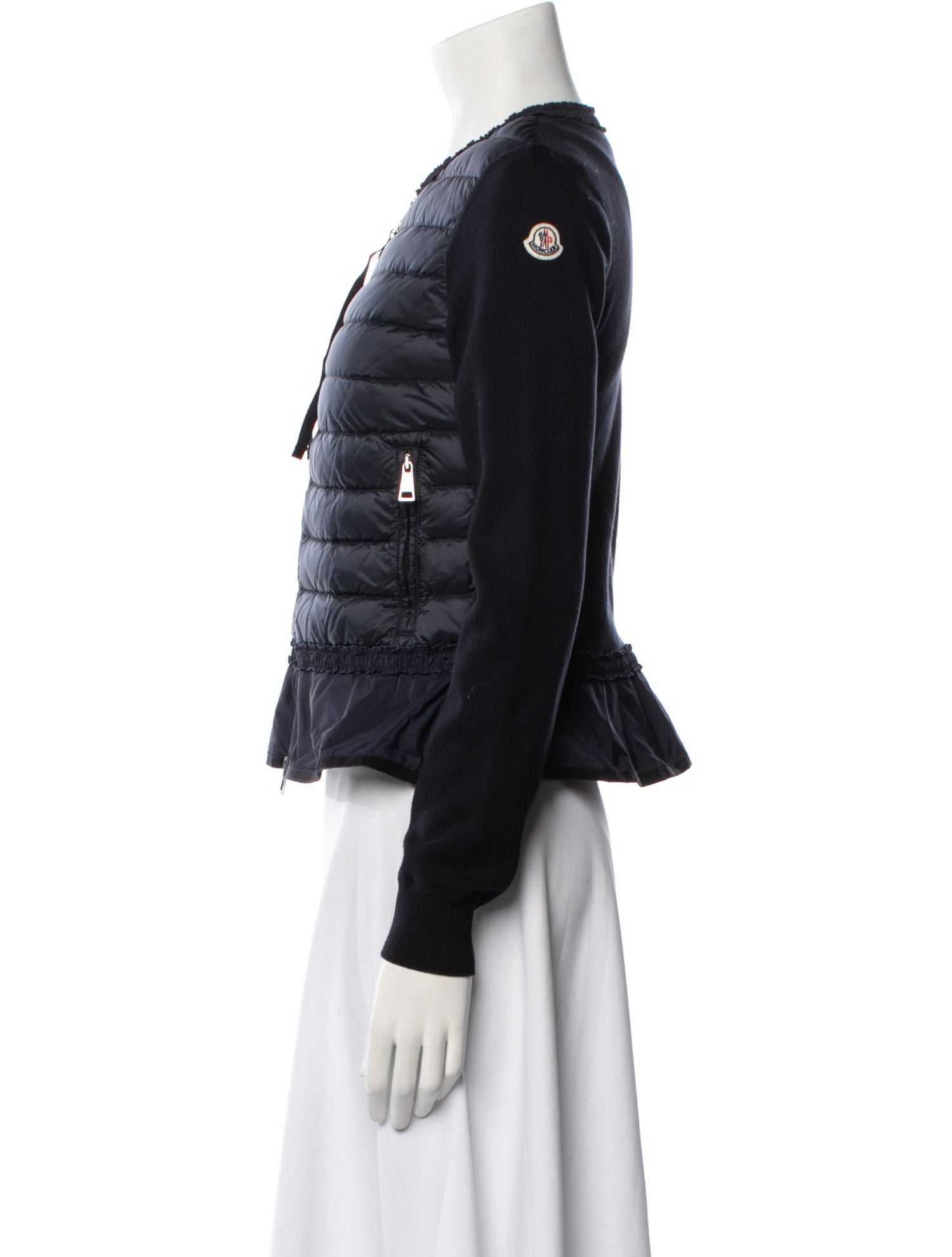 Moncler Colorblock Pattern Down Jacket