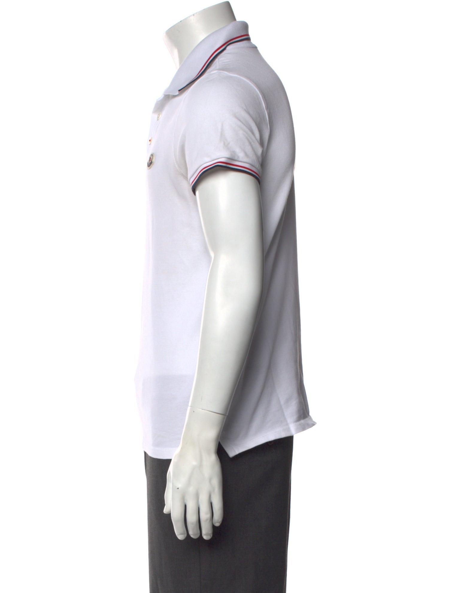 Moncler Crew Neck Long Sleeve Polo Shirt