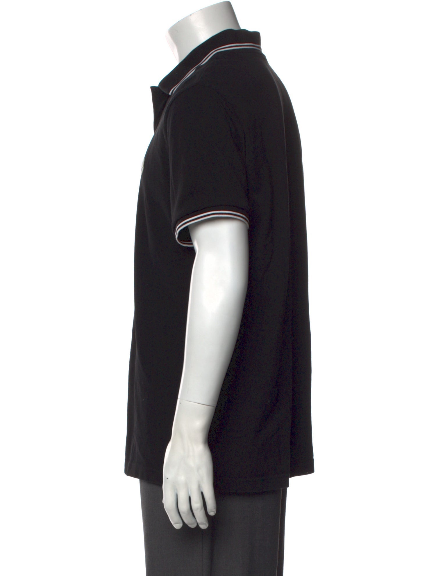 Moncler Signature Logo Collar Polo Shirt