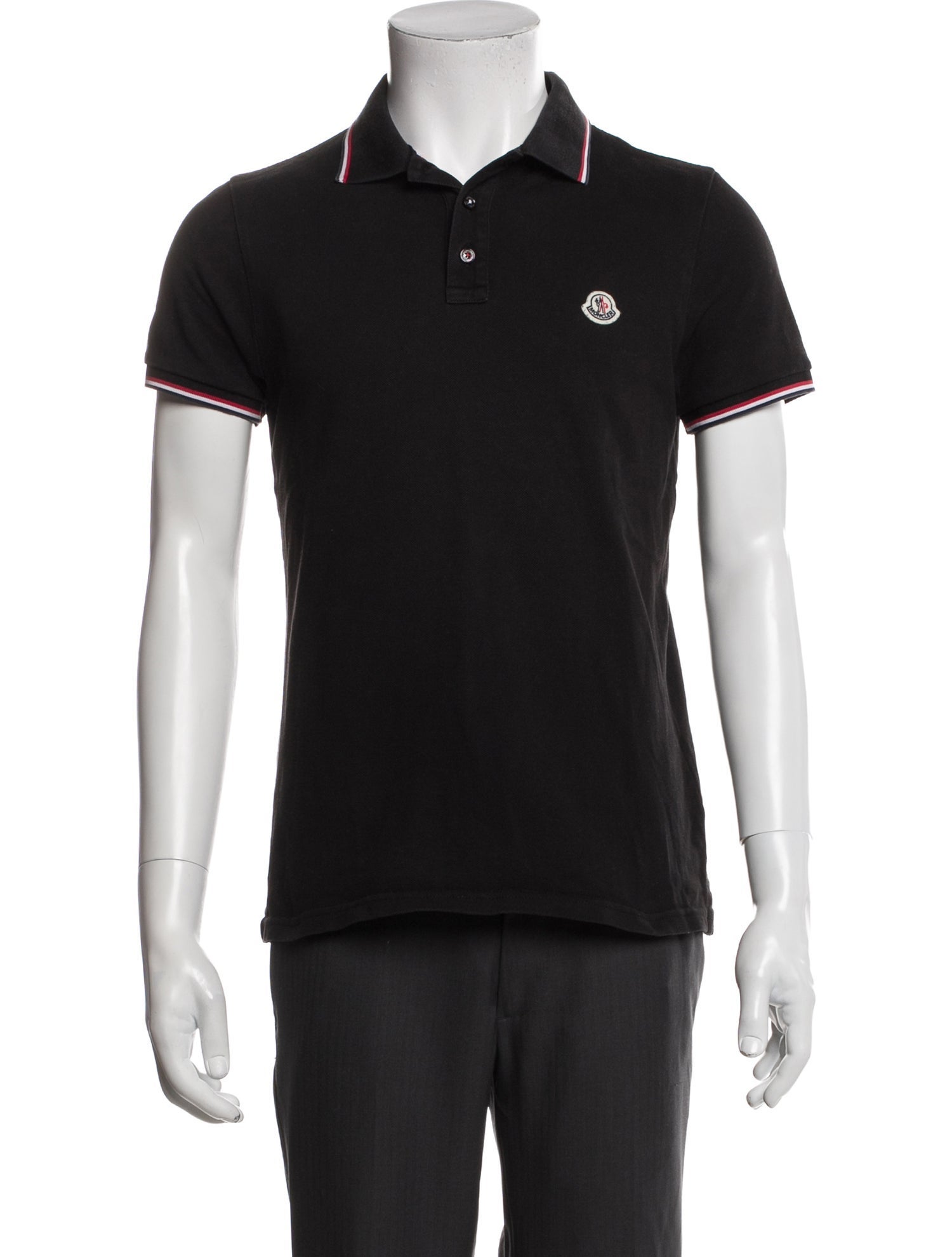 Moncler Crew Neck Short Sleeve Polo Shirt