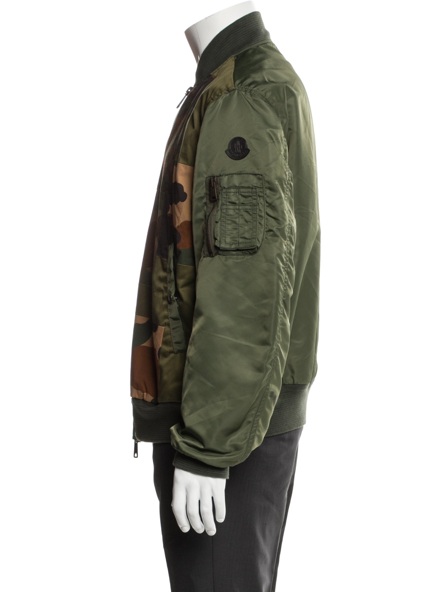 Moncler Camouflage Print Utility Jacket